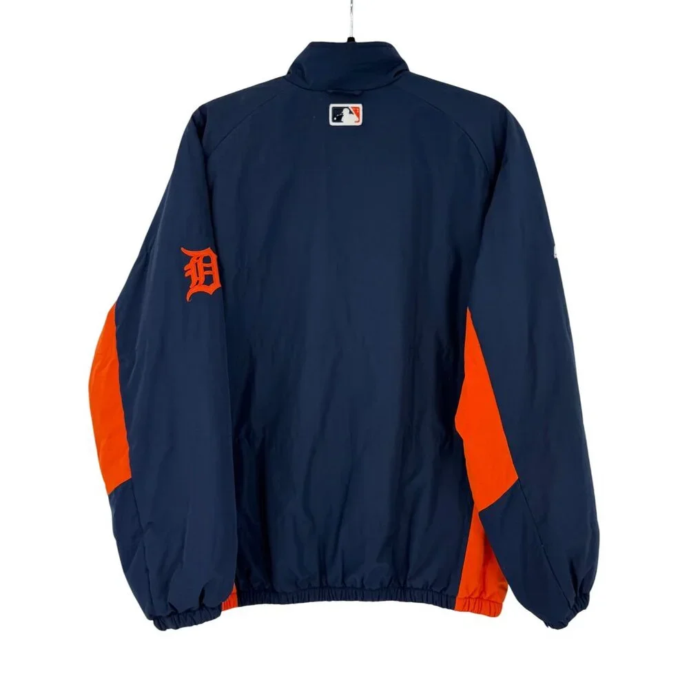 Vintage Y2K Majestic Detroit Tigers MLB Fleece Jacket • Streetwear Collectible L - Picture 7 of 14